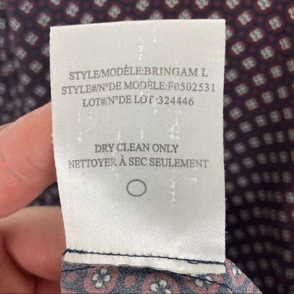 Theory Silk and Lamb Leather Purple Sleeveless Blouse Shell Top Size P or XS - Picture 7 of 16